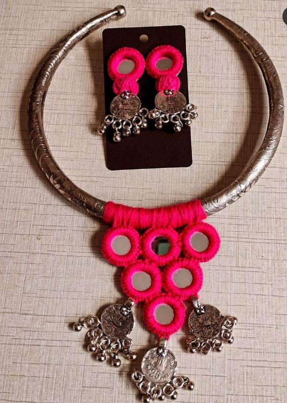 Ladies Fancy Navratri Necklace Set