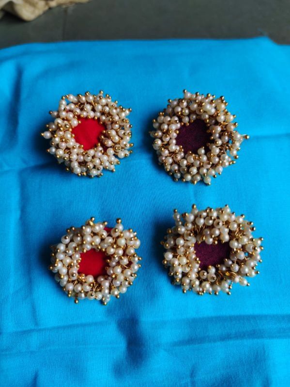 Ladies Round Handmade Earrings