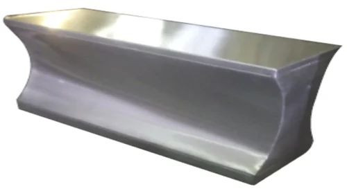 Stainless Steel Curved Cross Over Bench