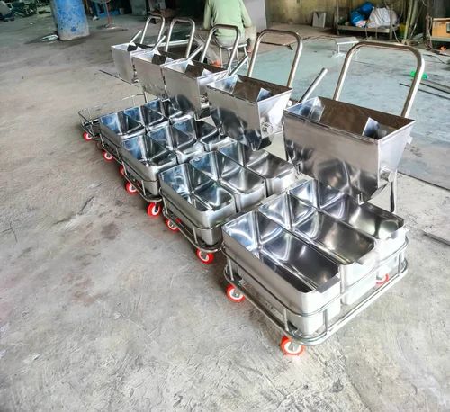 Stainless Steel Mopping Trolley