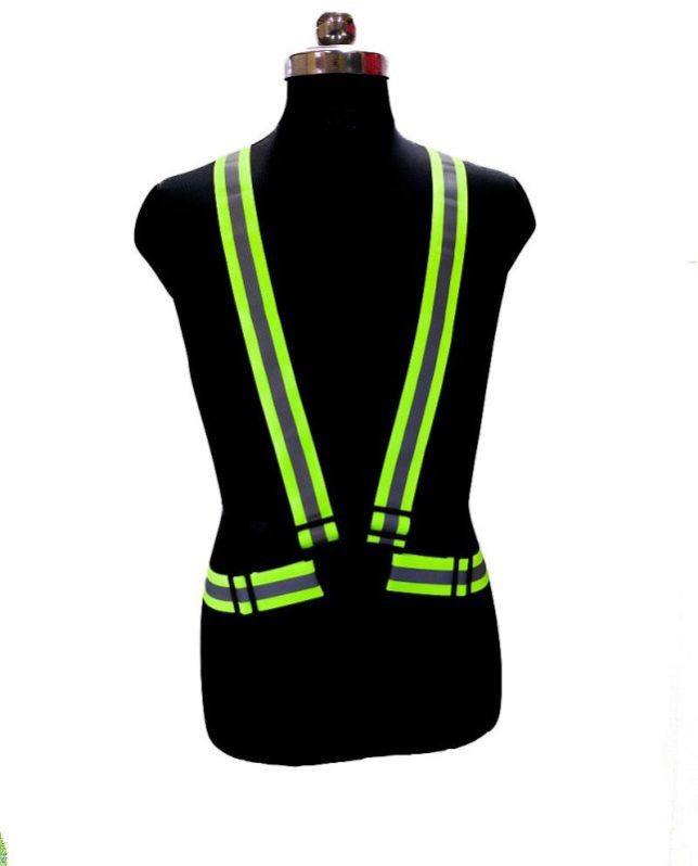 G2 FSPRO Green Safety Reflective Cross Belt