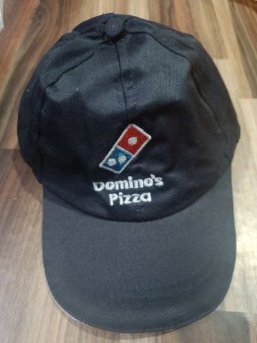 Black Polycotton Dominos Pizza Cap