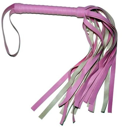 Pink Leather BDSM Flogger