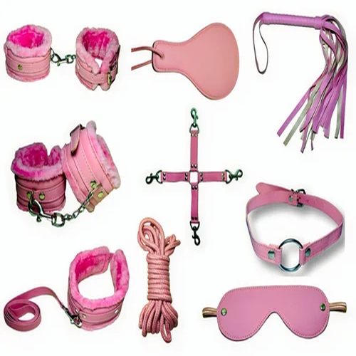 Pink Leather BDSM Kit