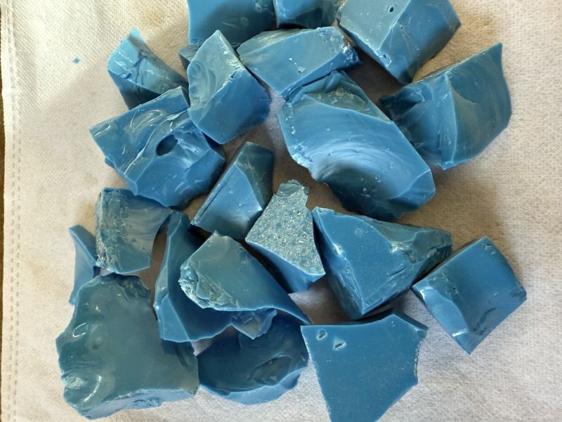 Blue Decorative Glass Block