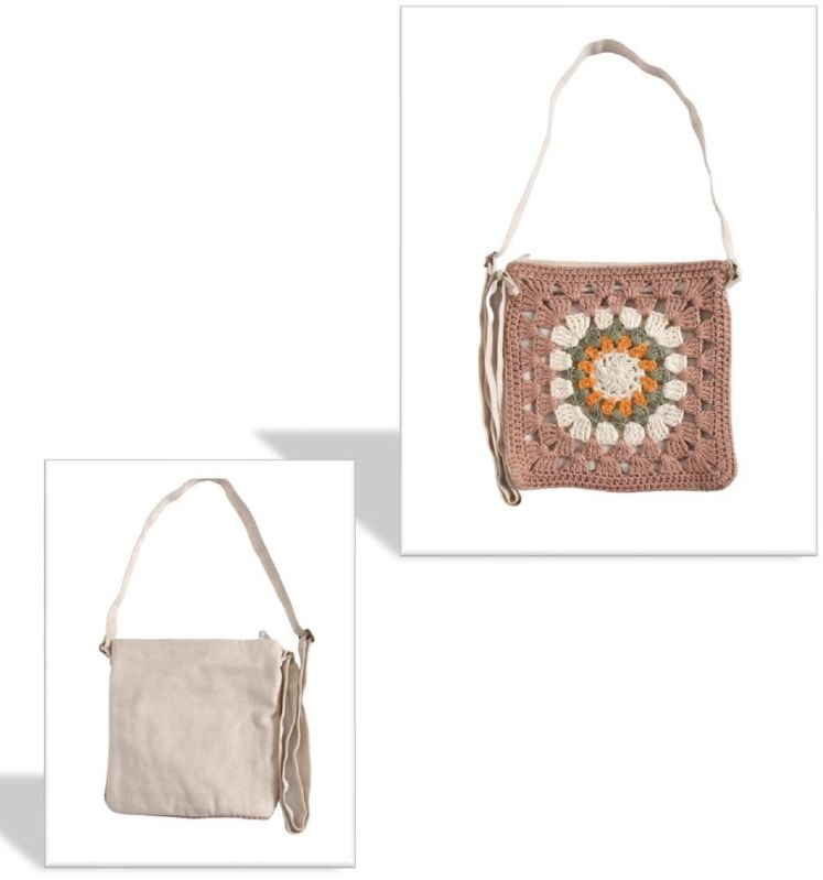 Cotton Artful Edge Sling Bag