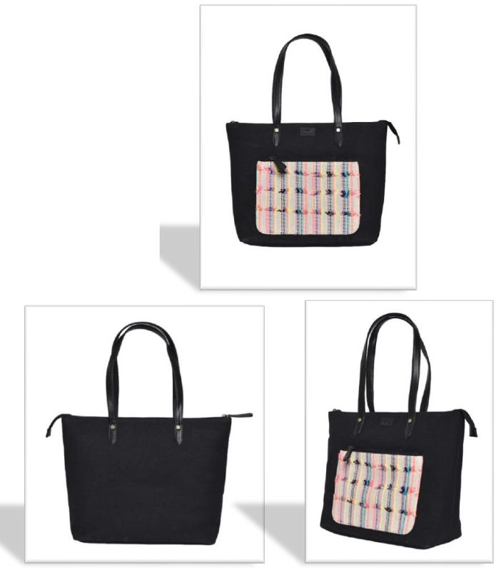 Cotton Noir Tote Bag