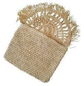 Raffia Paper Clutch