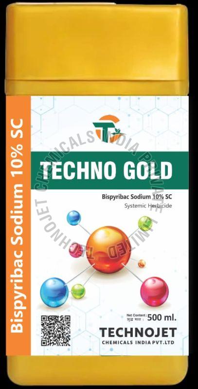 Techno Gold Bispyribac Sodium 10% SC Systemic Herbicide