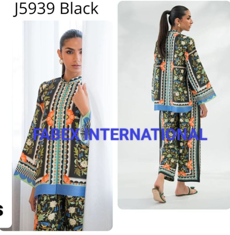 Black Korean BSY Women Co- Ord Set