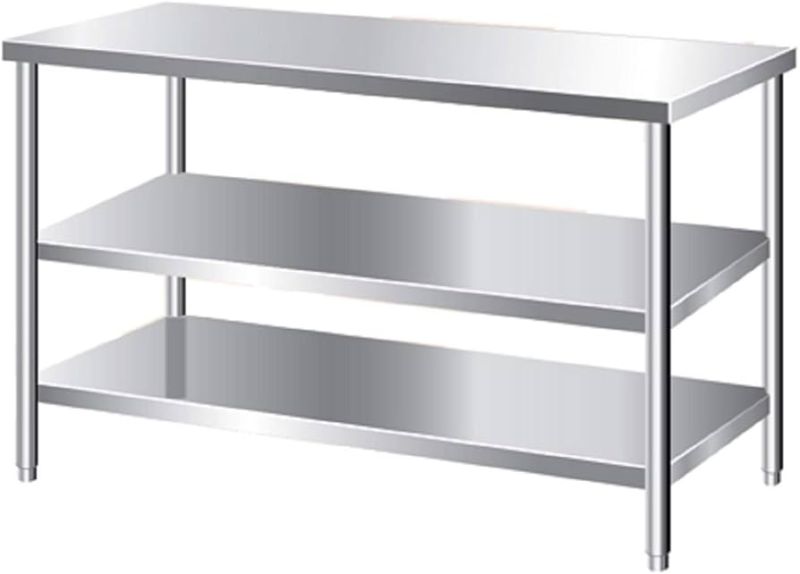 Stainless Steel Table With 3 Shelf