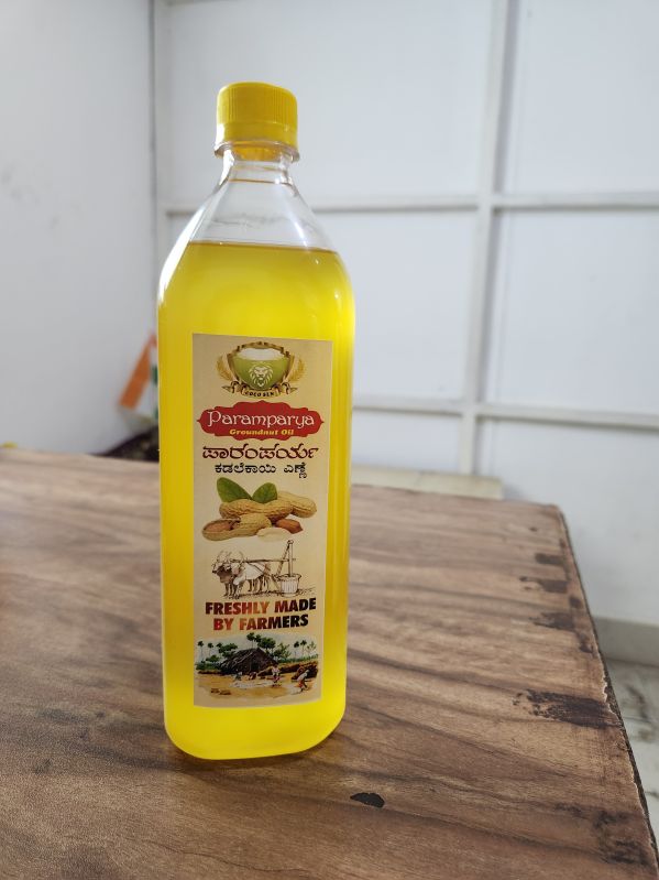 Wood Pressed Groundnut Oil