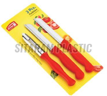 3 Pcs Micro Plus Leo 420 High Carbon Steel Kitchen Knife Set