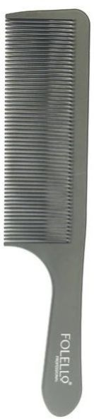 FX-0611 Professional Carbon Fiber Comb with Handle