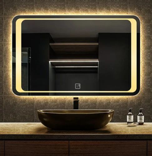 Wall Mounted Rectangular LED Mirror