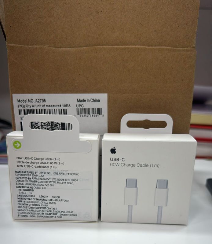 iPhone 15 Type C to C Cable