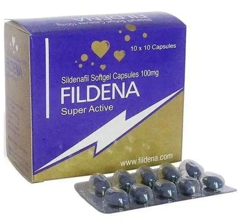 100 Mg Fildena Super Active Soft Gel Capsules