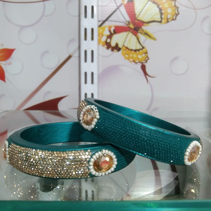 7 Lien Party Wear Bangle Kada Set