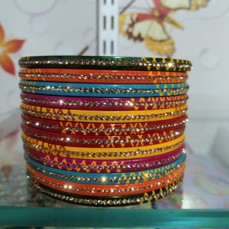 Handmade Multicolor Daily Wear Lac Bangle Set