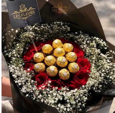 Black Bomb Chocolate Bouquet