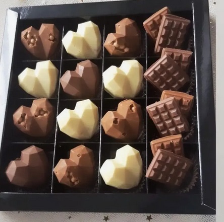 Castle Hearts Shape Chocolate