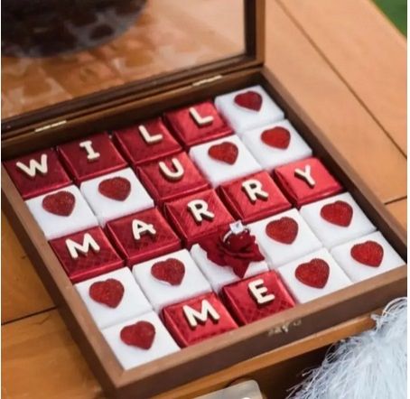 Cute Proposal Chocolate