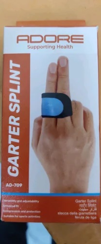 Garter Splint finger support