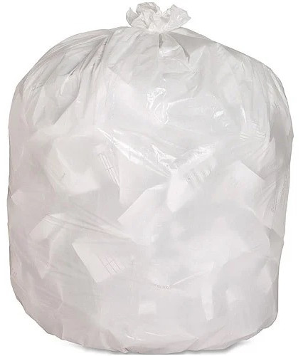 Milky Plastic Garbage Bags