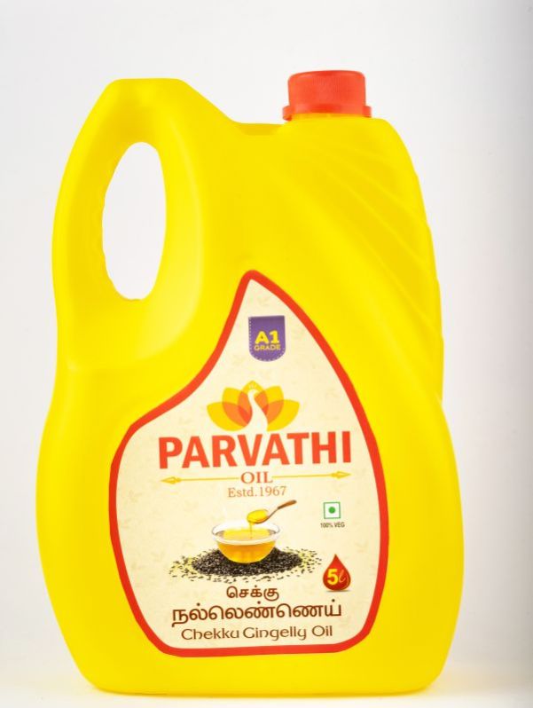 5 Litre Parvathi Pure Gingelly Oil