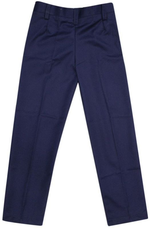 Boys Cotton and Tericot School Plain Full Pant