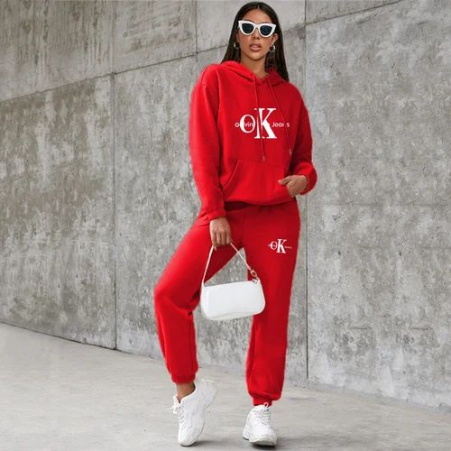 Ladies Sweatshirt Trousers Set