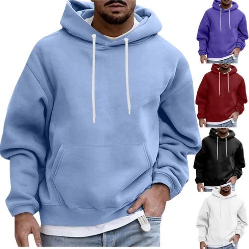 Mens Full Sleeves Fleece Hoodie