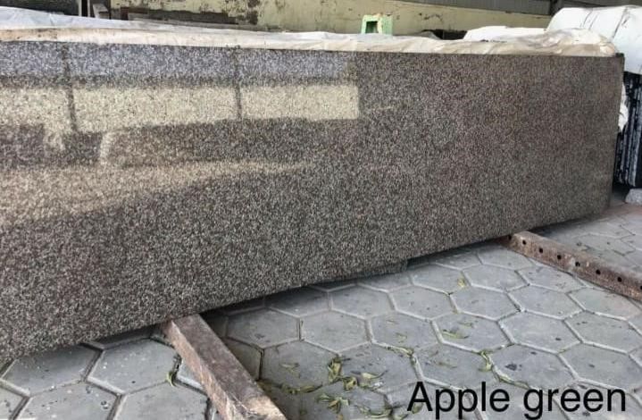 Apple Green Granite Slab