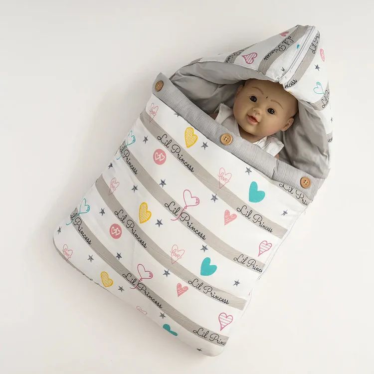 Chic Printed Baby Carry Bed