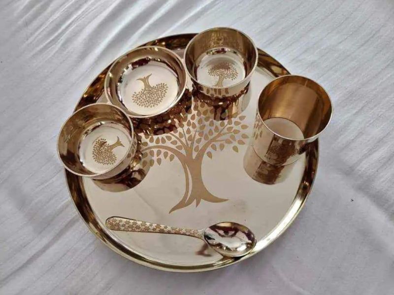 Kansa Bronze Thali Set