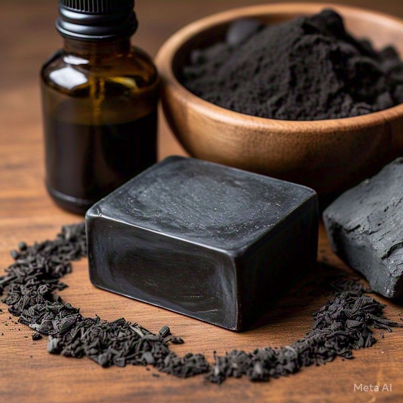 Charcoal Herbal Soap