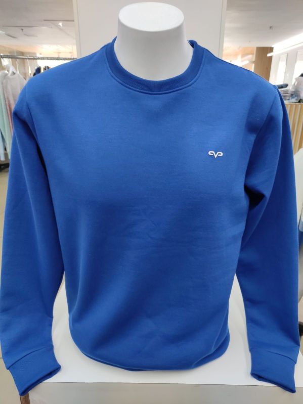 Mens Navy Blue Plain Sweatshirt