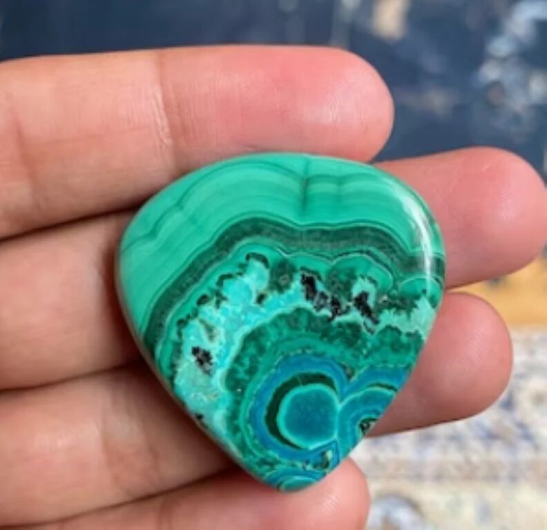 Malachite Cabochon Gemstone