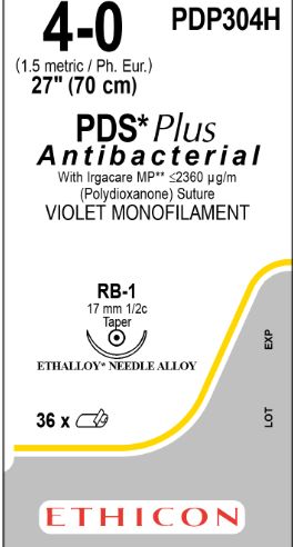 Ethicon PDP304H PDS Plus Suture