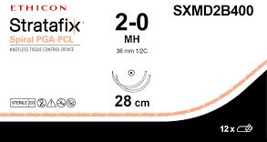 Ethicon SXMD2B400 Stratafix Spiral PGA-PCL Bidirectional Suture