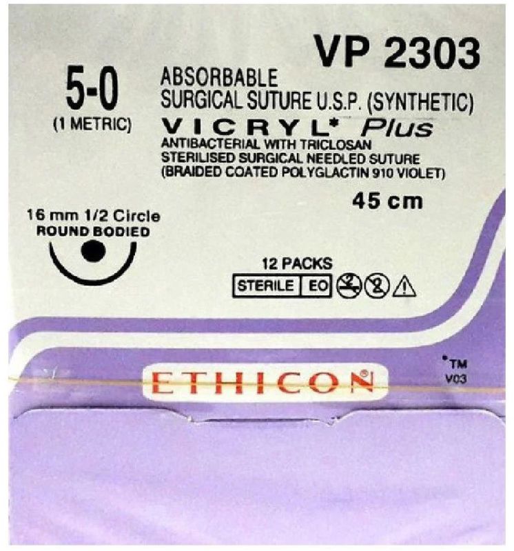 Vicryl Plus Absorbable VP 2303 Surgical Suture