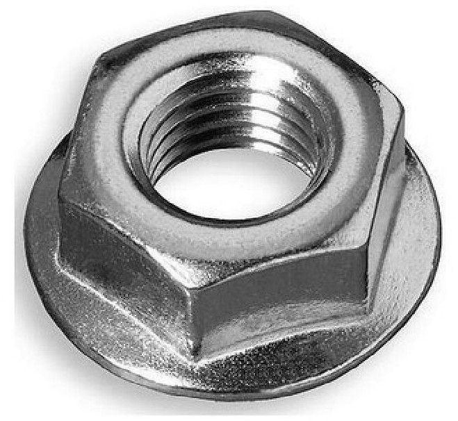 14 Mm Mild Steel Hex Flange Nut