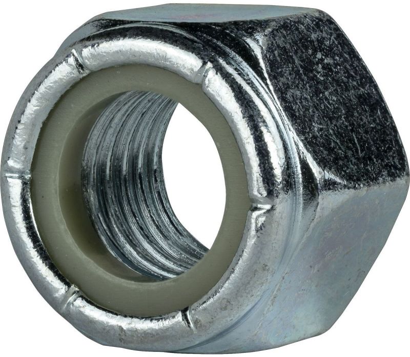 18 Mm Mild Steel Hex Nylock Nut