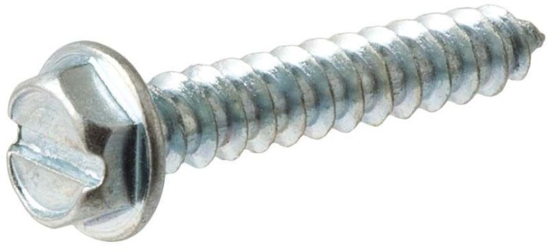 Stainless Steel Hex Slotted Screw