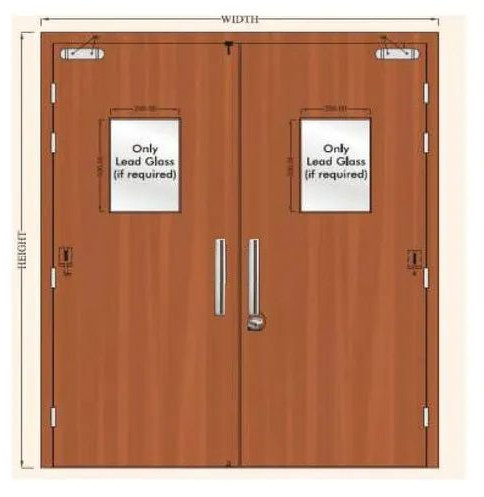 Lead Lined Wooden Door