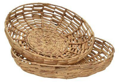 Lighet Yellow Round Hamper Basket