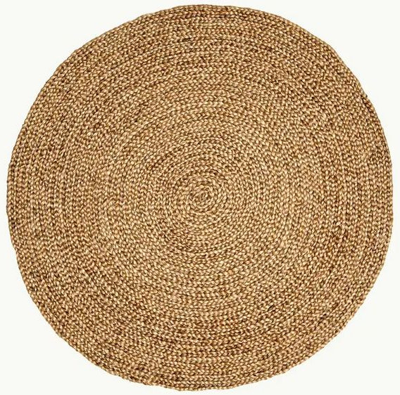 Round Jute Rug Mat