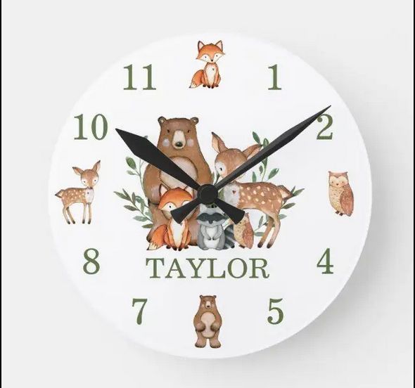 Round Taylor Wall Clock