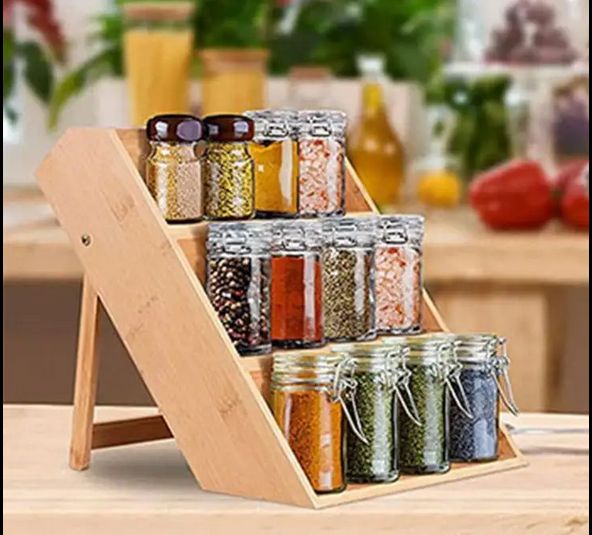 Wood Spice Rack