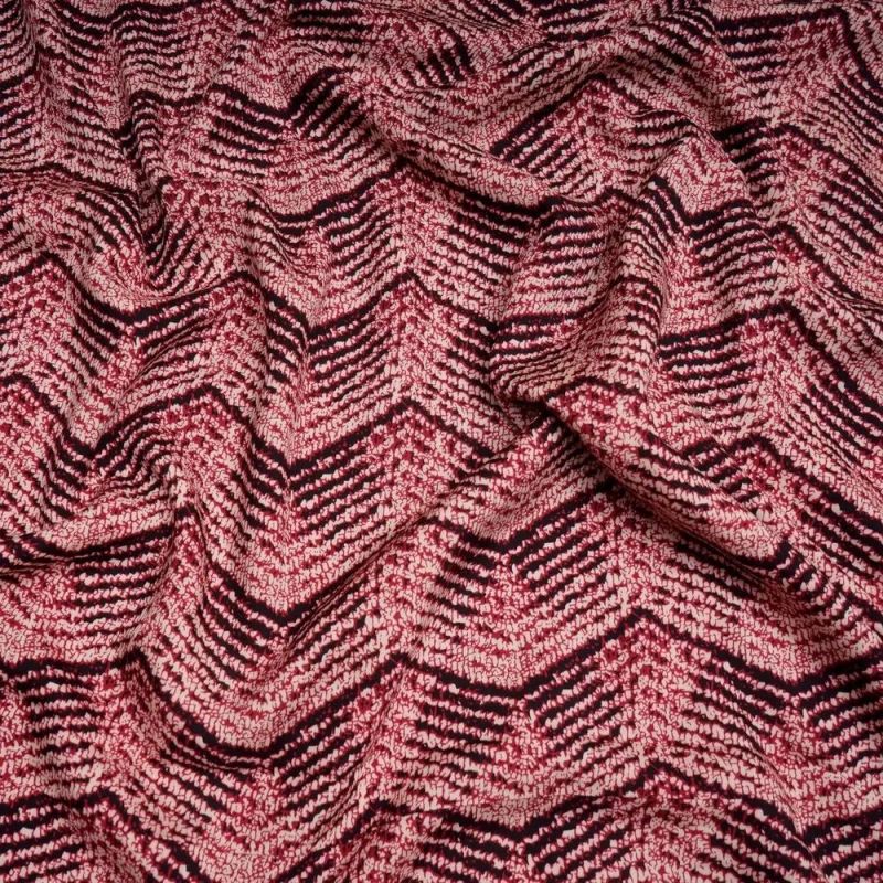 Foil Print Rayon Fabric